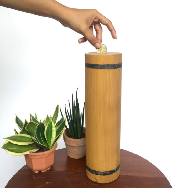 Tutorial Mudah Membuat Celengan  Bambu  Super Unik